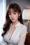 Arianna 160cm White-Collar Silicone Doll with Large Bust