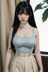 Morticia 160cm - Sexy Slim Beauty Big Busty with Silicone Doll  Head